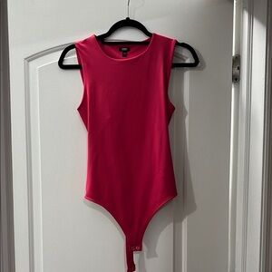 Pink Sleeveless Bodysuit